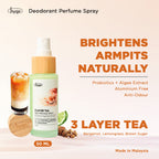 HYGR Natural Refillable Deodorant Spray Perfume｜Long-Lasting Odour Control｜Gentle on Skin｜Fresh, Clean Daily Body Scent