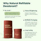 Smell Be Gone Natural Refillable Deodorant HYGR 40g