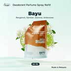 HYGR Natural Refillable Deodorant Spray Perfume｜Long-Lasting Odour Control｜Gentle on Skin｜Fresh, Clean Daily Body Scent