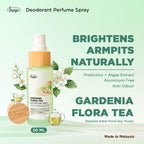 HYGR Natural Refillable Deodorant Spray Perfume｜Long-Lasting Odour Control｜Gentle on Skin｜Fresh, Clean Daily Body Scent