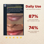 [Lip Balm] Bamboo Refillable Natural Tinted Lip Balm + 2 % Hyaluronic Acid