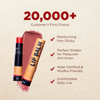 Natural Tinted Lip Balm + 2 % Hyaluronic Acid Moist Lips