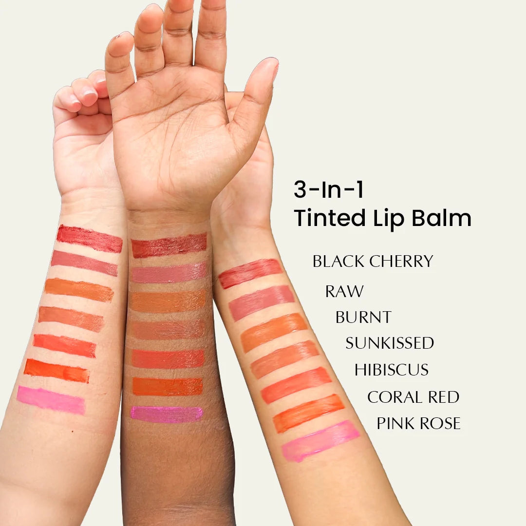 [Lip Balm] Bamboo Refillable Natural Tinted Lip Balm + 2 % Hyaluronic Acid