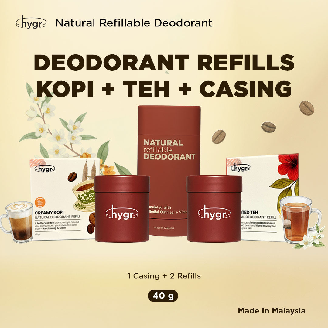 Smell Be Gone Natural Refillable Deodorant HYGR 40g
