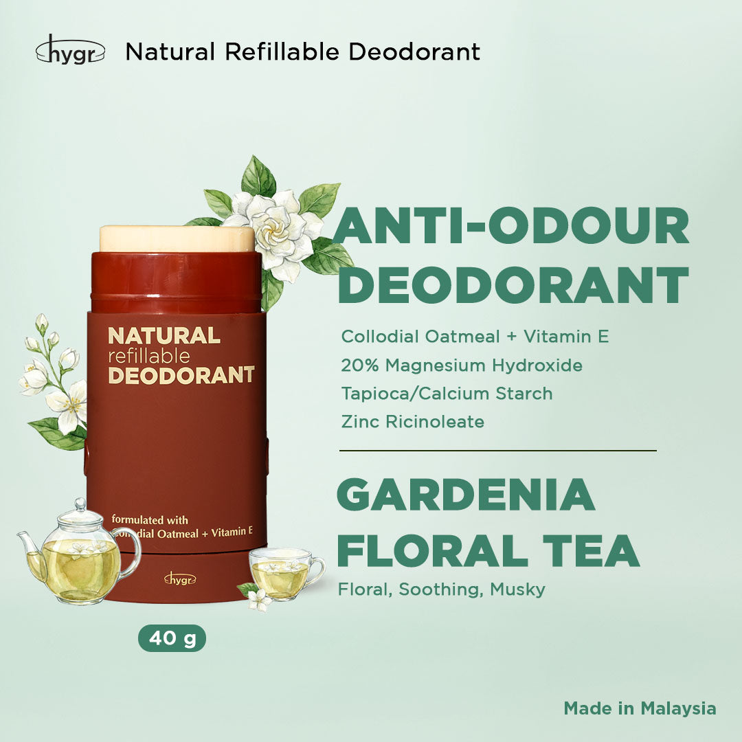 Smell Be Gone Natural Refillable Deodorant HYGR 40g