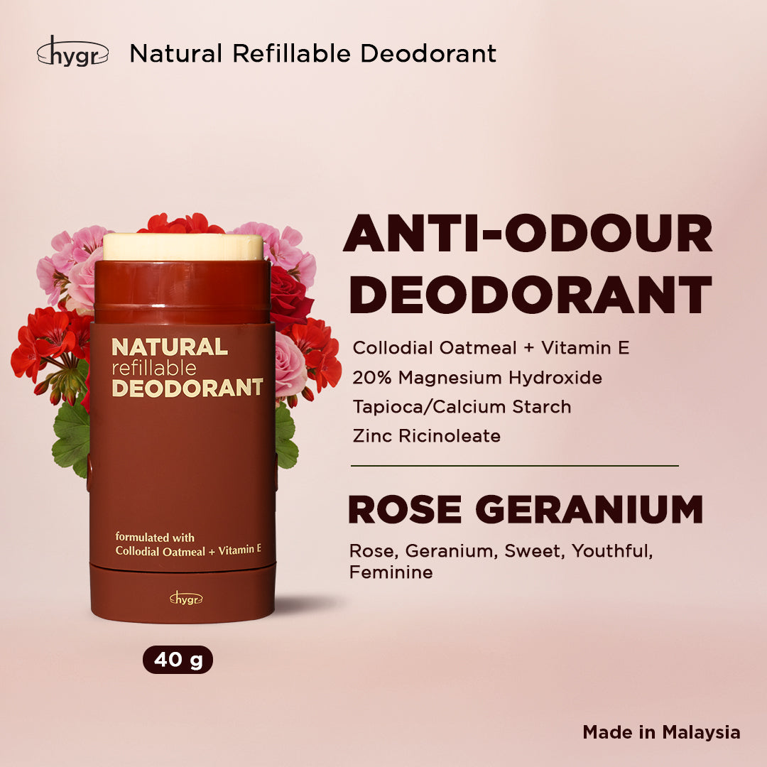 Smell Be Gone Natural Refillable Deodorant HYGR 40g
