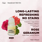 HYGR Deodorant Roll-On｜Long-Lasting Odour Control｜Gentle on Skin｜Fresh, Clean Daily Body Scent | Easy to use